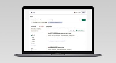 Sociale Kaart Search Tool